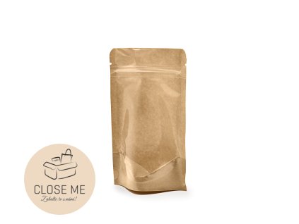 Kraft papírový s transparentním okénkem 1