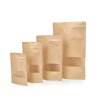 Kraft papírový s okénkem sada