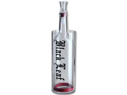 Black Leaf Kooler Pump Gun Glass Pipe