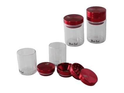 black leaf alu grinder 3 tlg glas 4302218 28