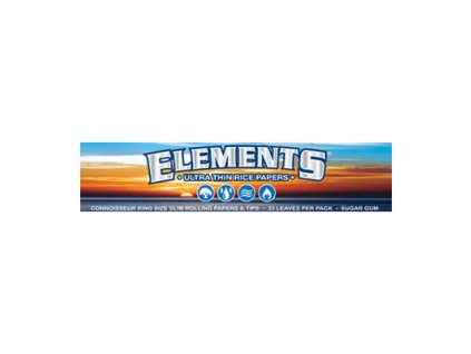 elements connoisseur king size slim with tips