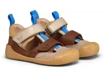 Dětské barefoot sandály Affenzahn Prewalker Sandal Leather Freely Affenzahn