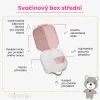 Svačinový box střední - lilac pop