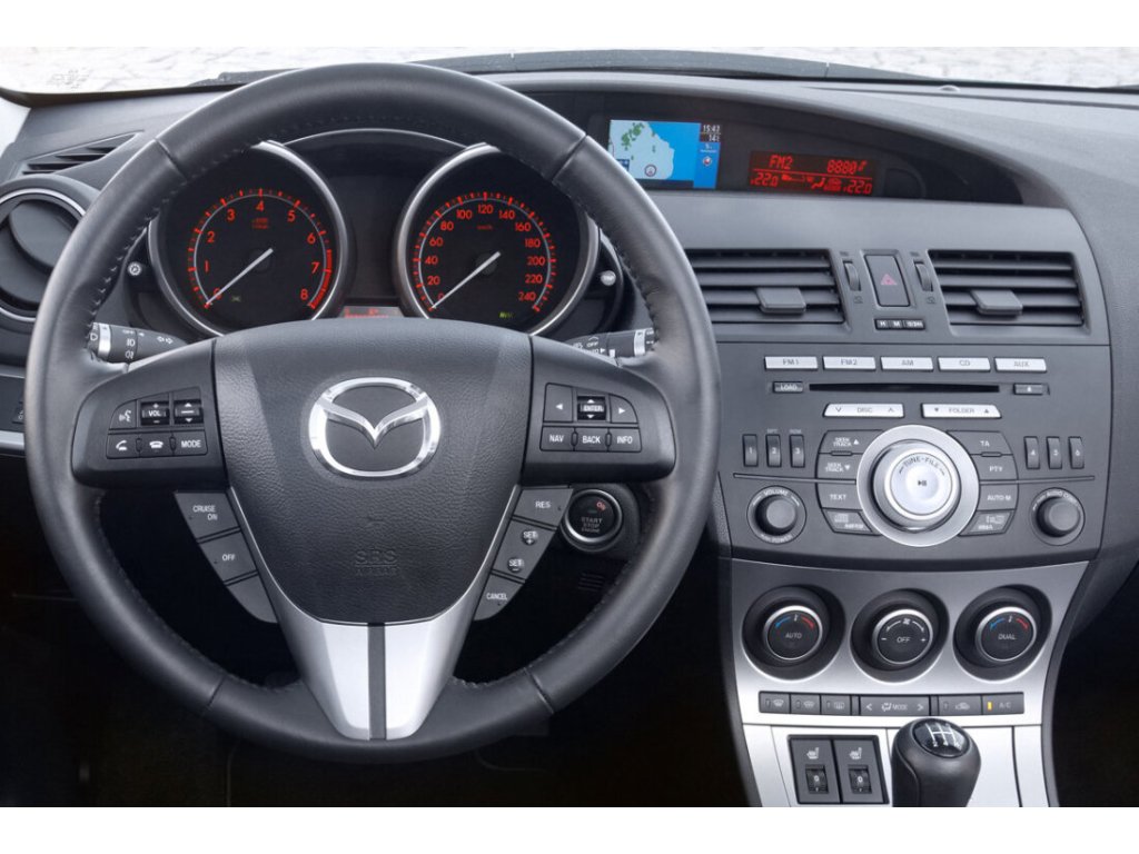 MAZDA 3 II BL 6 2009 9 2013 interier s OEM autoradiem