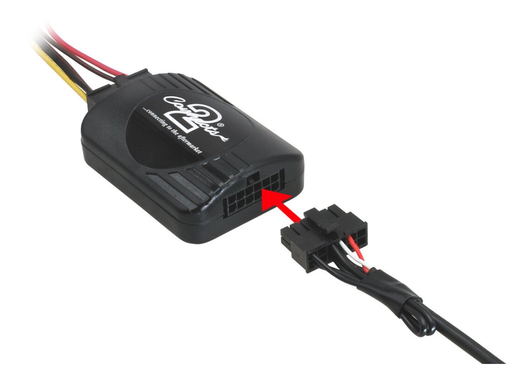 Misto pro pripojeni kabelu k instalovanemu autoradiu 1