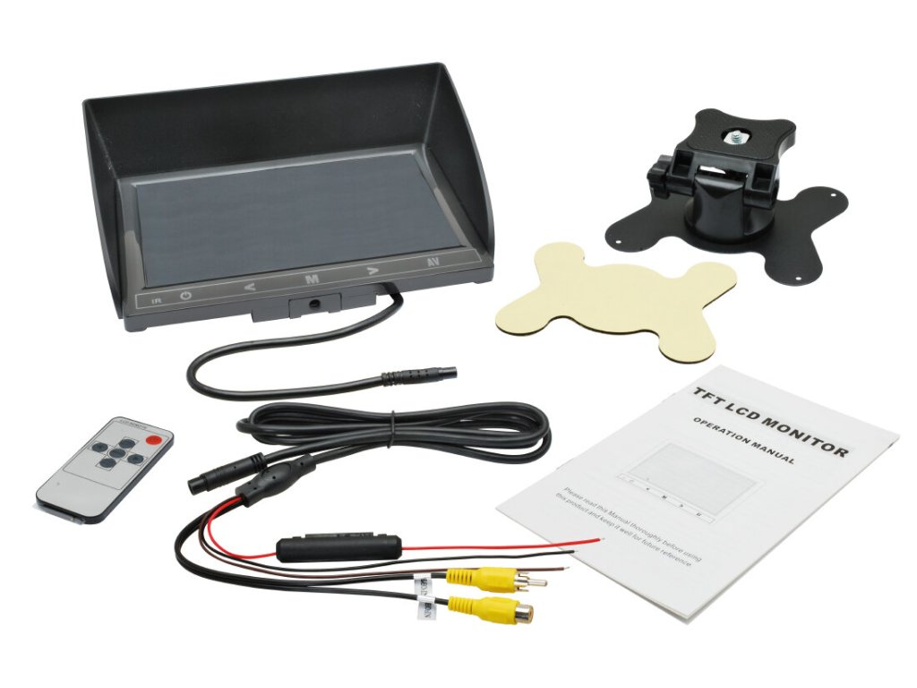 7 AHD monitor obsah baleni