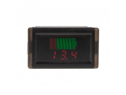 x Digitální voltmetr s ukazatelem stavu baterie 6/12/24V