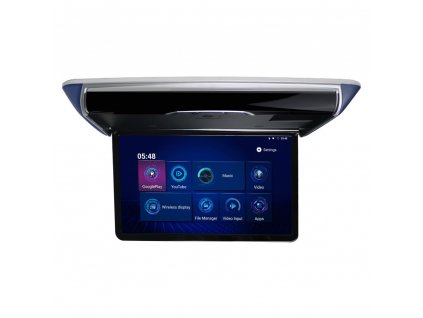 Stropní LCD motorický monitor 13,3" s OS. Android HDMI / USB, DO se snímačem pohybu, 4 barvy krytu