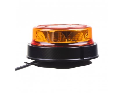 LED maják, 12-24V, 16x1W oranžový, magnet, ECE R65