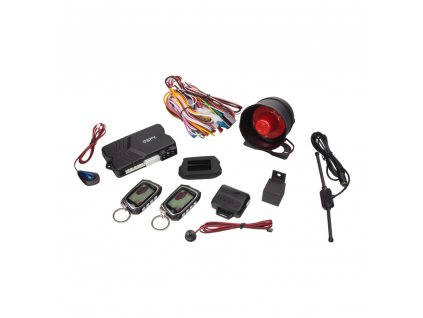 SPY 2-WAY CAR autoalarm, 2 x LCD ovladač