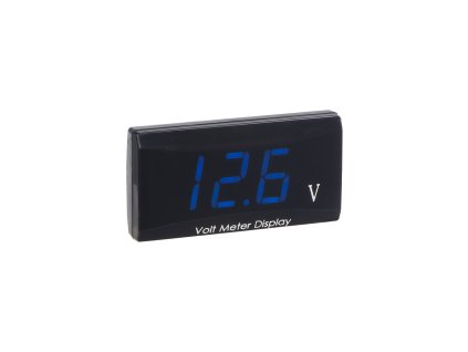 Digitální voltmetr 12V, modrý