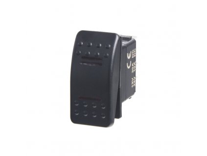 Rocker spínač 2x LED 12/24V