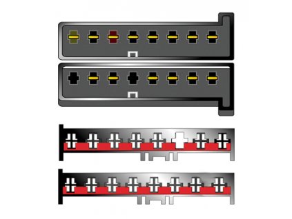 Kabeláž pro HF/OEM Ford -2001, Jaguar S (8+8pól)