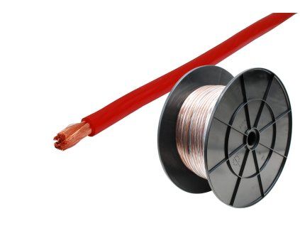 Napájecí kabel - rudý 20mm2