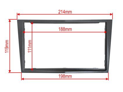Rámeček autorádia 2DIN Opel