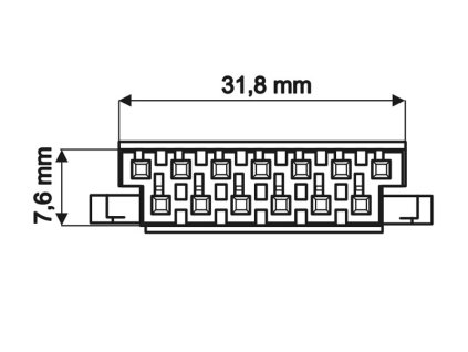 OEM kabely autoradii JVC detail a rozmery konektoru 7