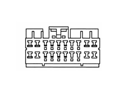 OEM kabely autoradii Honda Suzuki Nissan detail konektoru 3