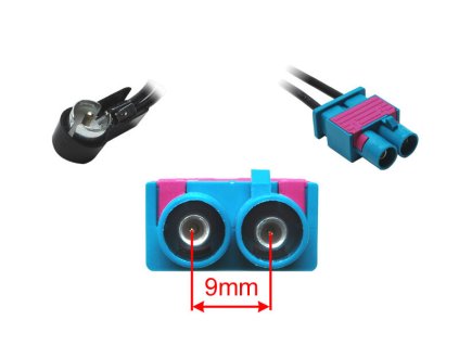 Antenni adapter FAKRA ISO Detail konektoru 6