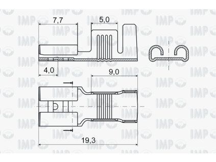 Konektor dutinka 6,3mm