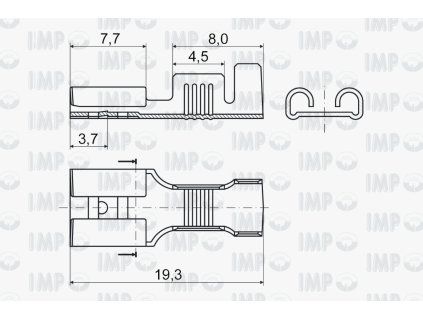 Konektor dutinka 6,3mm