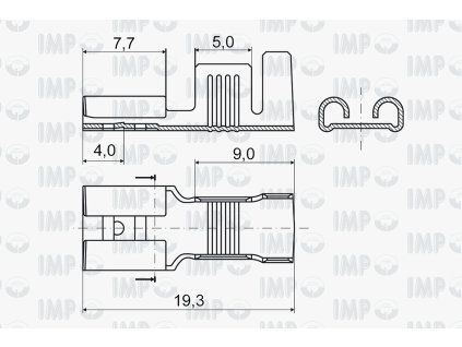Konektor dutinka 6,3mm