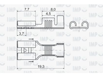Konektor dutinka 6,3mm