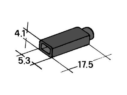 Kryt dutinky 2,8mm černý