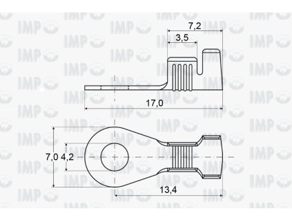 Kabelove oko 42mm rozmery 3