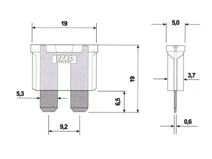 Nozova pojistka rozmery 35