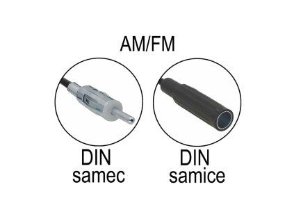 Anténní prodlužovací kabel 30cm