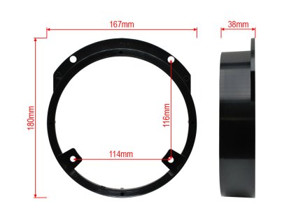 Adapter repro 165mm Citroen C3 Picasso rozmery
