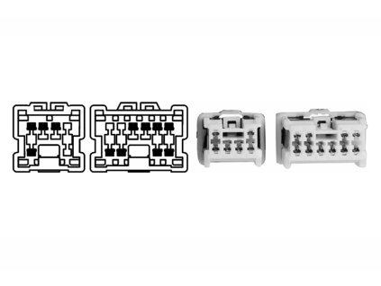 HF mute modul pro aktivni audio system detail konektoru 12