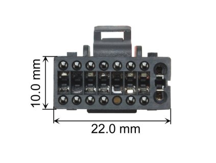OEM kabely autoradii Clarion VDO detail konektoru