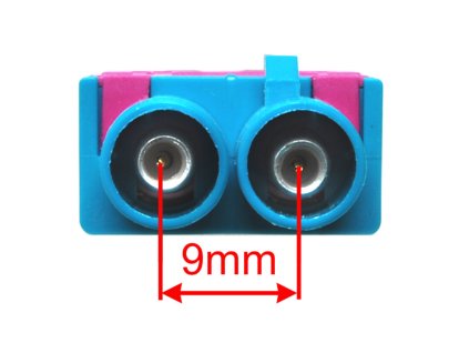 Antenni konektor dvojity FAKRA samec 10