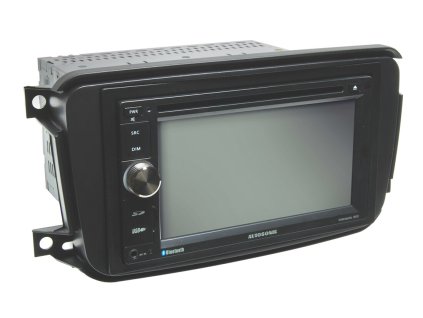 Ramecek autoradia Smart ForTwo 10 s vestavenym 2DIN autoradiem 7