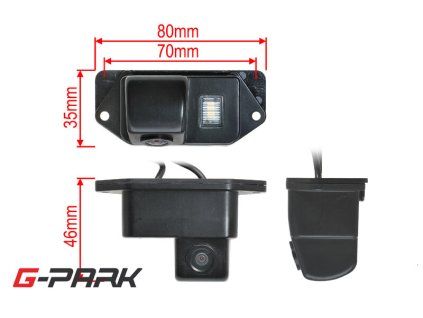 CCD parkovací kamera Mitsubishi Lancer