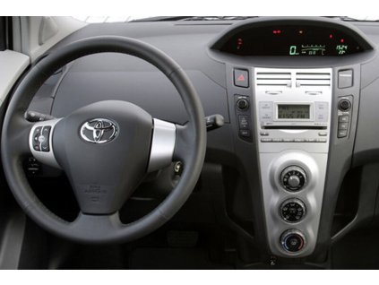 Ramecek autoradia Toyota Yaris 06 11 interier s OEM autoradiem