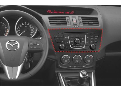 Ramecek 2DIN autoradia Mazda 5 11 interier automobilu 3