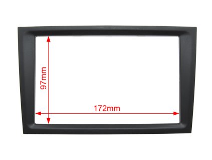 Instalacni sada 2DIN Opel rozmery 64