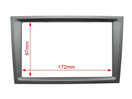 Instalacni sada 2DIN Opel rozmery 65