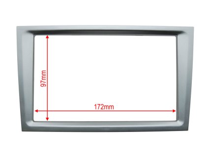 Instalacni sada 2DIN Opel rozmery 63