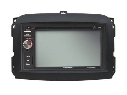 Instal sada 2DIN radia Fiat 500L s inastalovanou navigaci Macrom 3