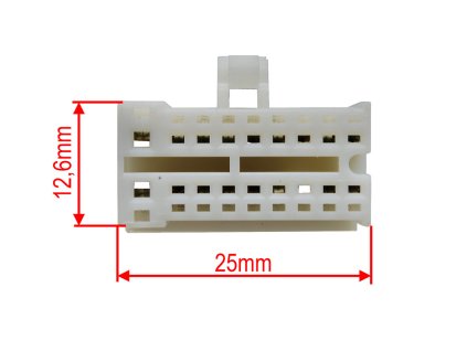 Kabel autoradia Clarion NX VX serie rozmery 8