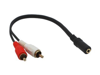 Audio adaptér JACK - CINCH