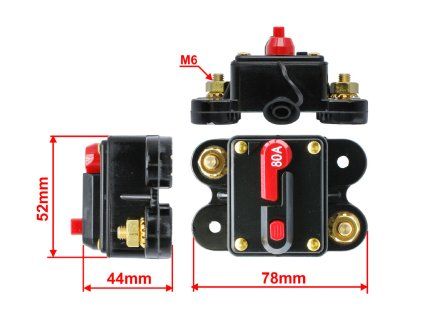 Elektronický jistič 80A