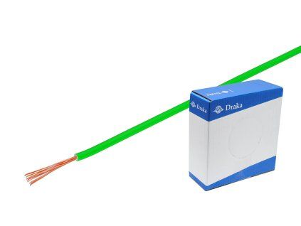 Kabel CYA 0,5mm2 zelený
