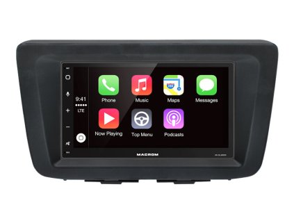 Ramecek autoradia 2DIN Suzuki Baleno II s vestavenou navigaci Macrom