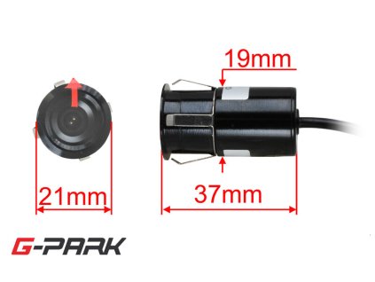 Univerzalni zadni predni parkovaci kamera do otvoru rozmery 13