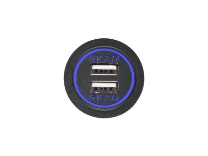 Adaptér 12V -> 2x USB 5V / 4,2A