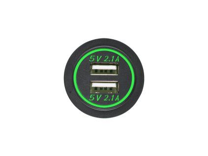Adaptér 12V -> 2x USB 5V / 4,2A